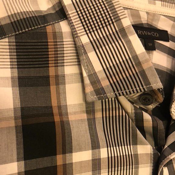 RW&CO COTTON BUTTON UP SHIRT - Picture 5 of 9